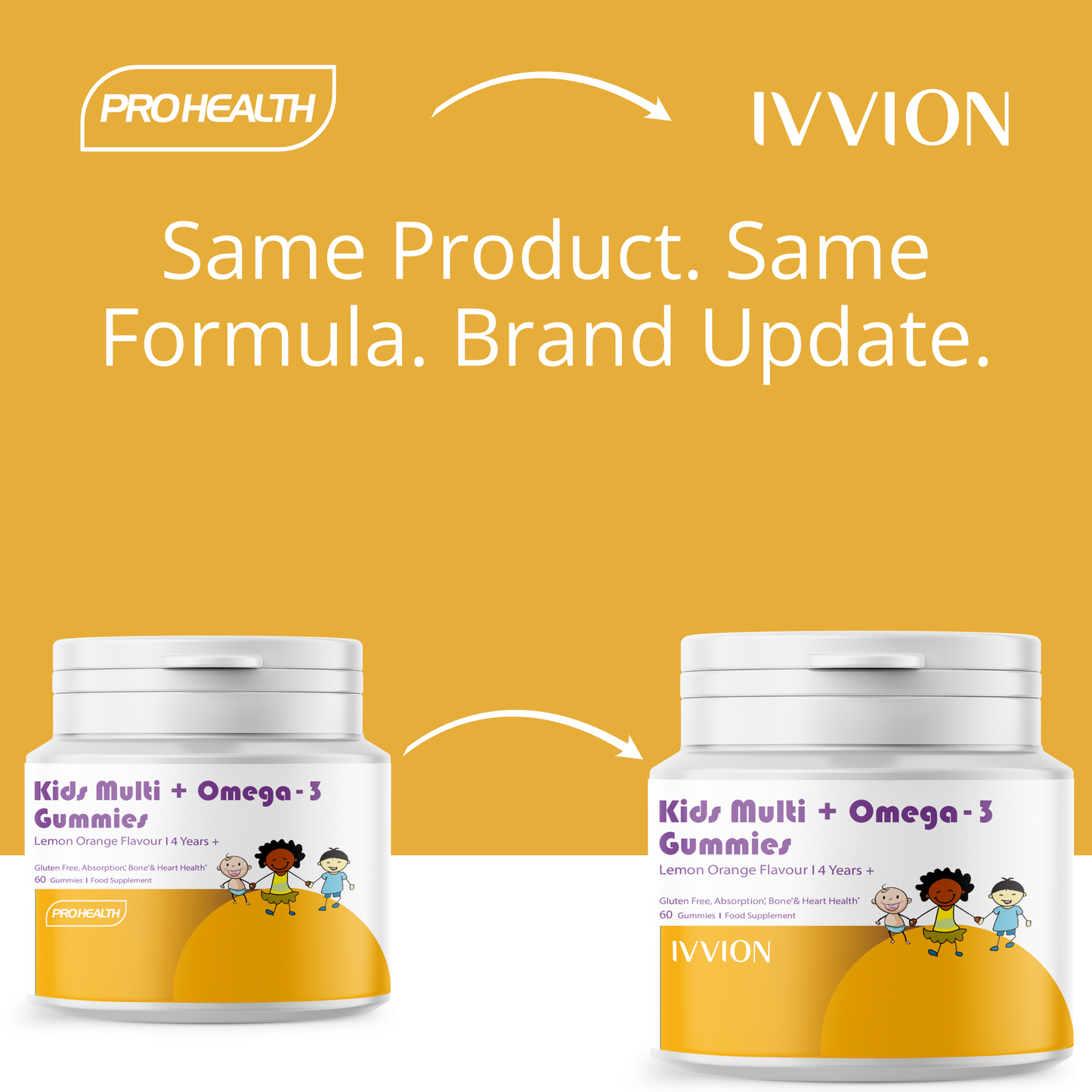 Kids Multivitamin & Mineral + Omega-3 Gummies β 18 Essential Nutrients β Natural Lemon & Orange Flavour β Age 4+ β Gluten-Free, Non-GMO β Immune & Brain Support β 60 Gummies (30-Day Supply)