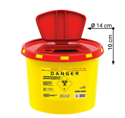 Sharps Waste Bins (Round)