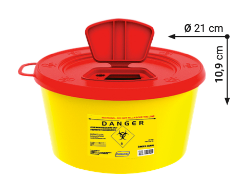 Sharps Waste Bins (Round)