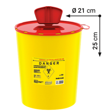 Sharps Waste Bins (Round)