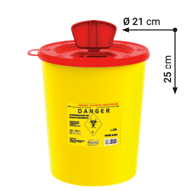 Sharps Waste Bins (Round)