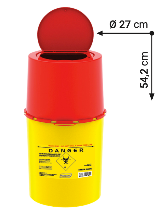 Sharps Waste Bins (Round)