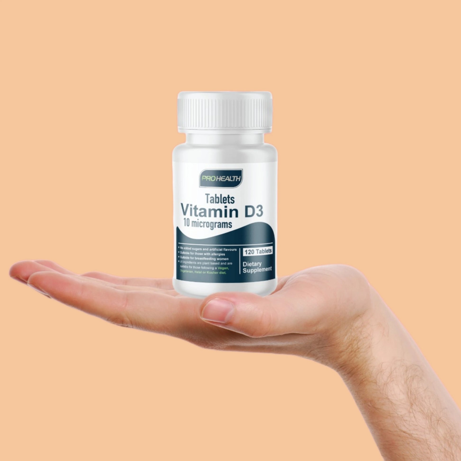 D3 Vitamin 400 IU, 120 Tablets Prohealth UK