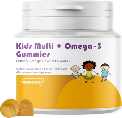 Kids Multivitamin & Mineral + Omega-3 Gummies Age 4+ 60 Gummies (30-Day Supply)