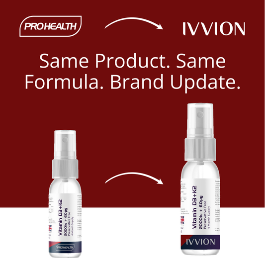 Vitamin D3 2000 IU + K2 60 µg Spray, 4-Month Supply