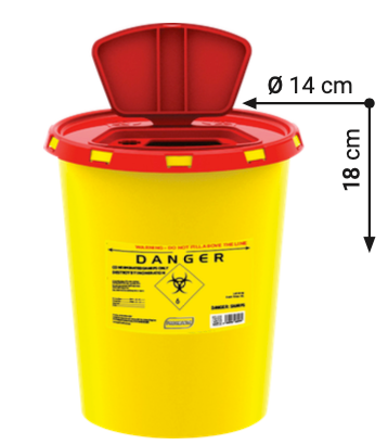 Sharps Waste Bins (Round)
