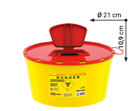 Sharps Waste Bins (Round)