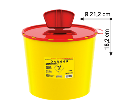 Sharps Waste Bins (Round)