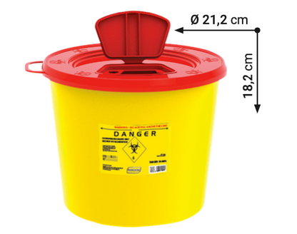 Sharps Waste Bins (Round)